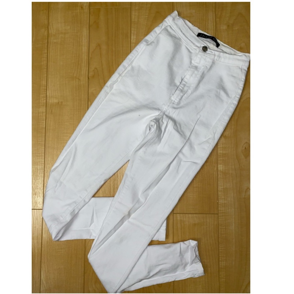High waist skinny jeans